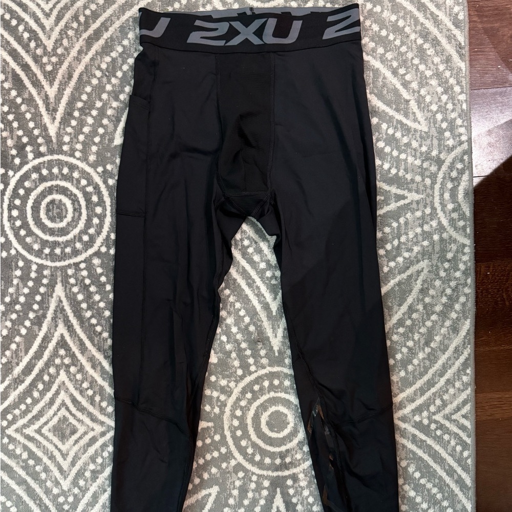 2XU Men's Black Compression Leggings